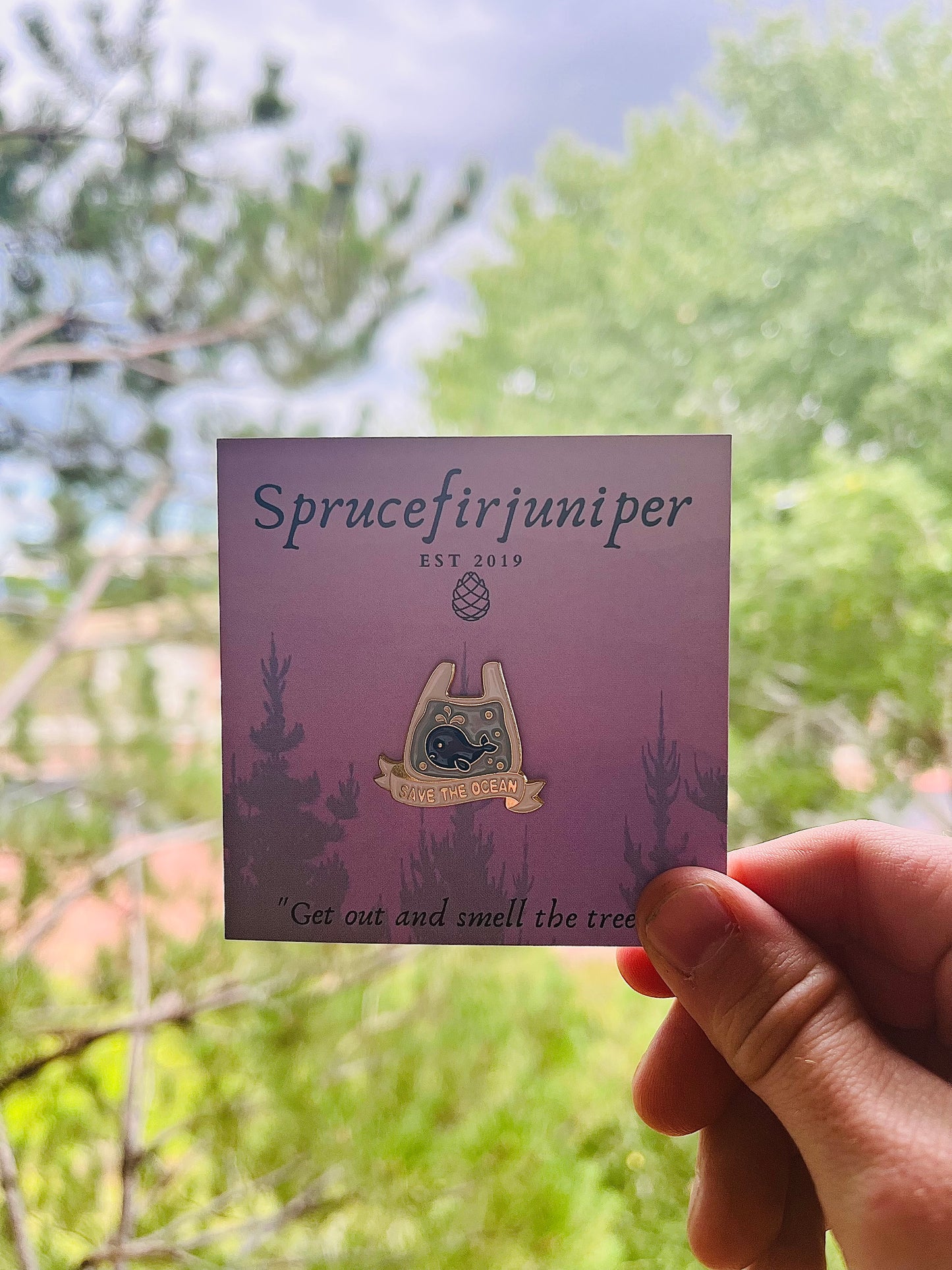 Save The Oceans Pin