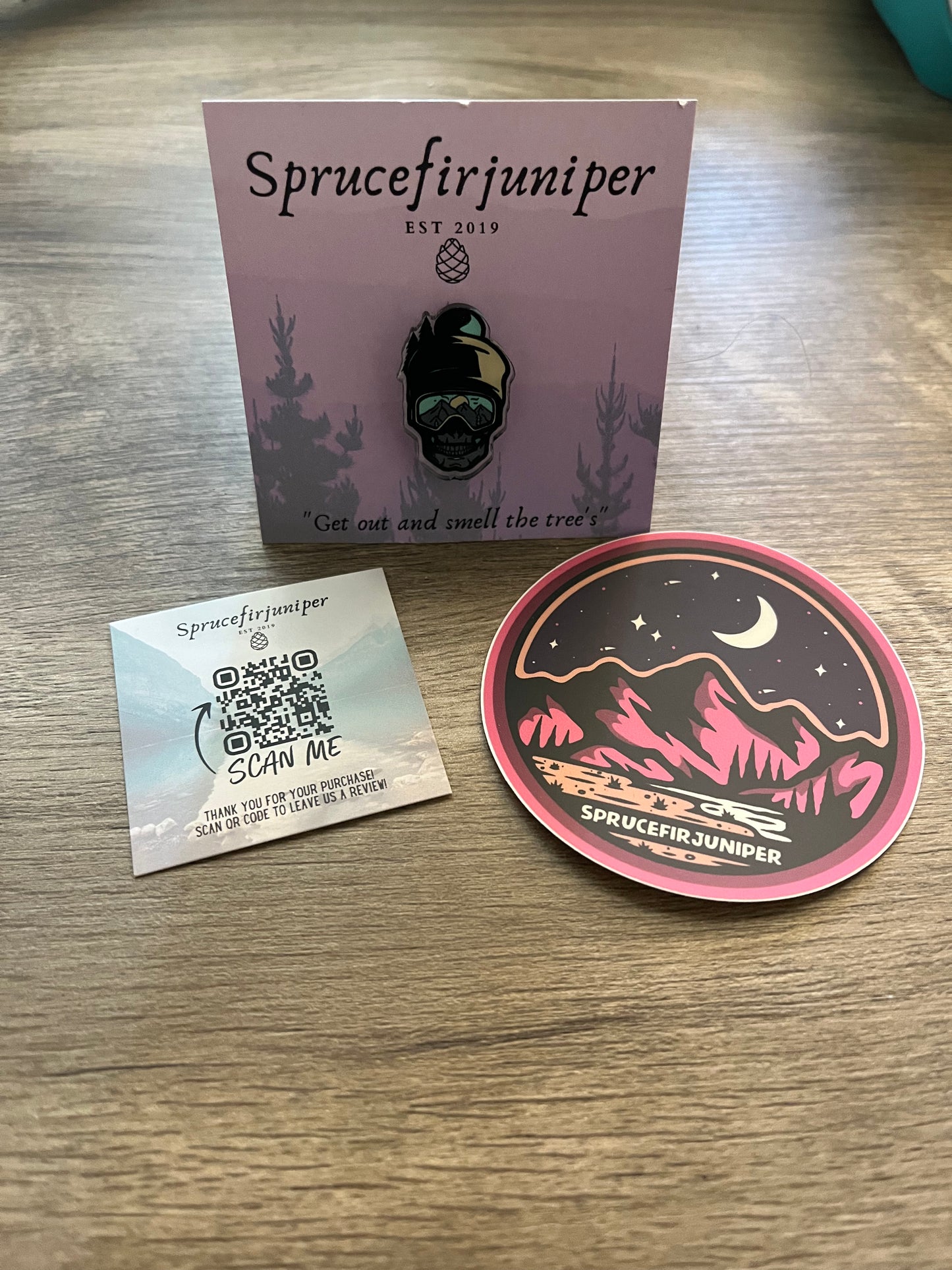 Mountain Skull Pins