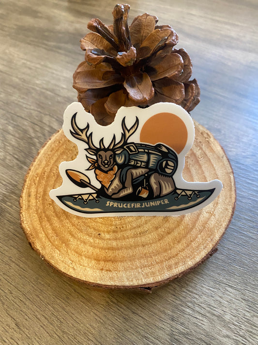 Moosen' Around Sticker
